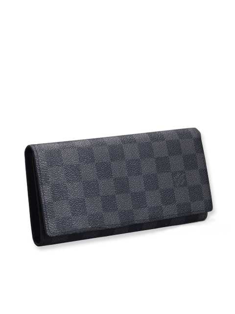 1:1 Copy Louis Vuitton Damier Graphite Canvas Tresor Wallet N61072 Replica